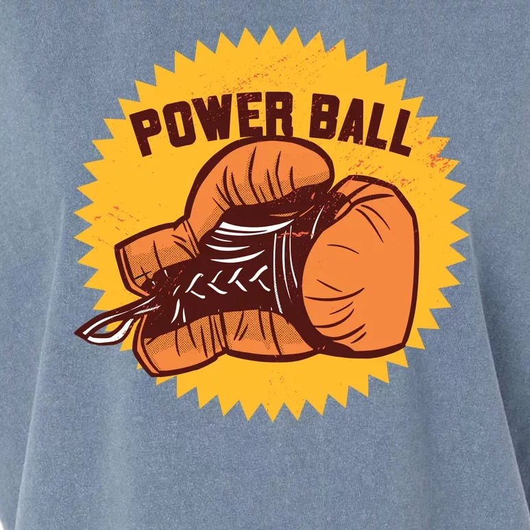 Power Ball Boxing Glove Garment-Dyed Women's Muscle Tee