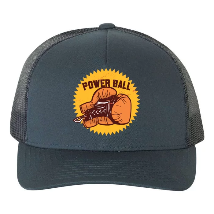 Power Ball Boxing Glove Yupoong Adult 5-Panel Trucker Hat