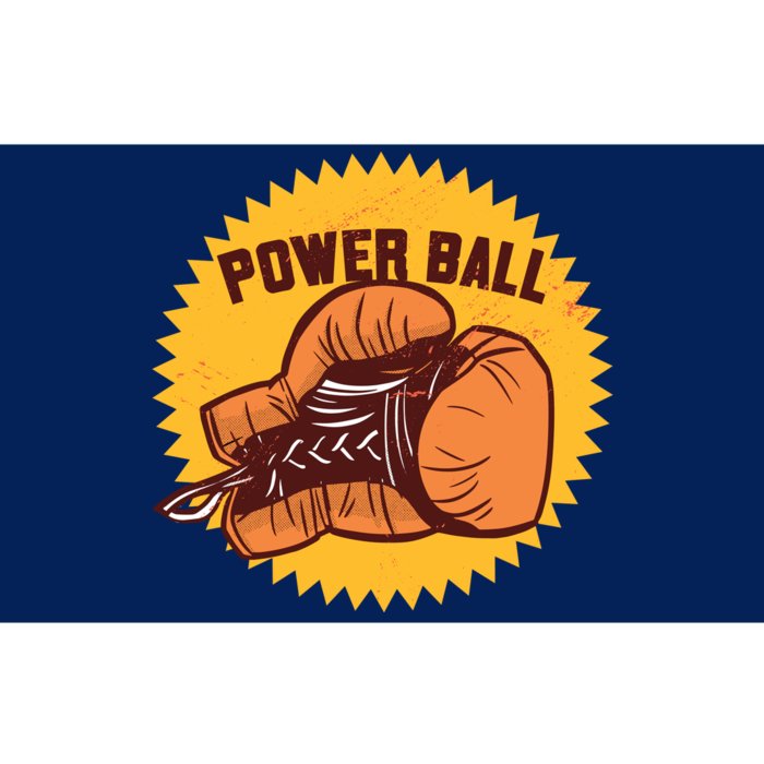 Power Ball Boxing Glove Bumper Sticker