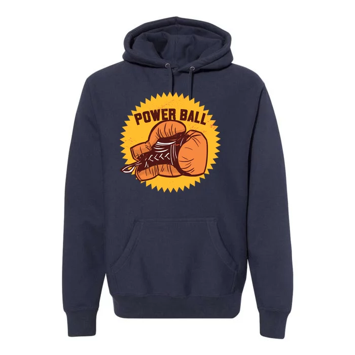 Power Ball Boxing Glove Premium Hoodie