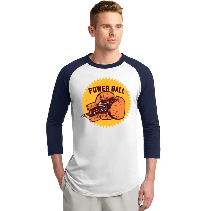 Power Ball Boxing Glove Baseball Sleeve Shirt