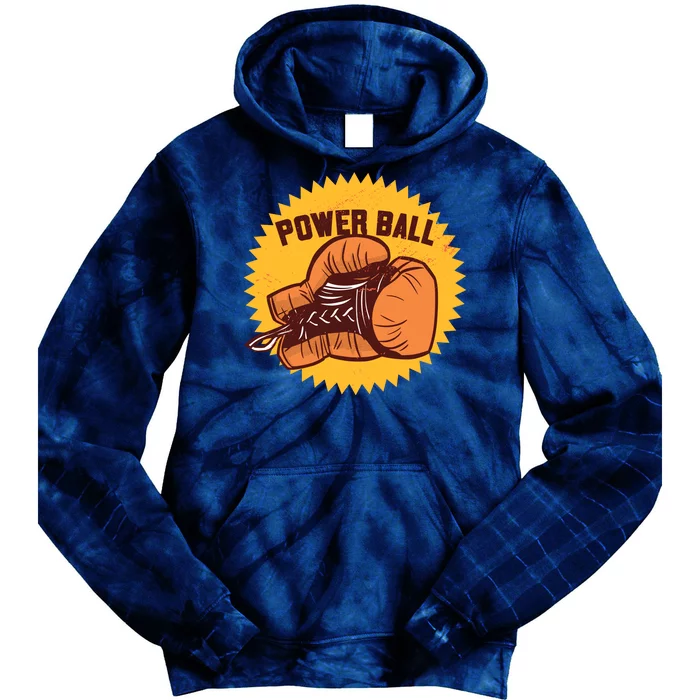 Power Ball Boxing Glove Tie Dye Hoodie