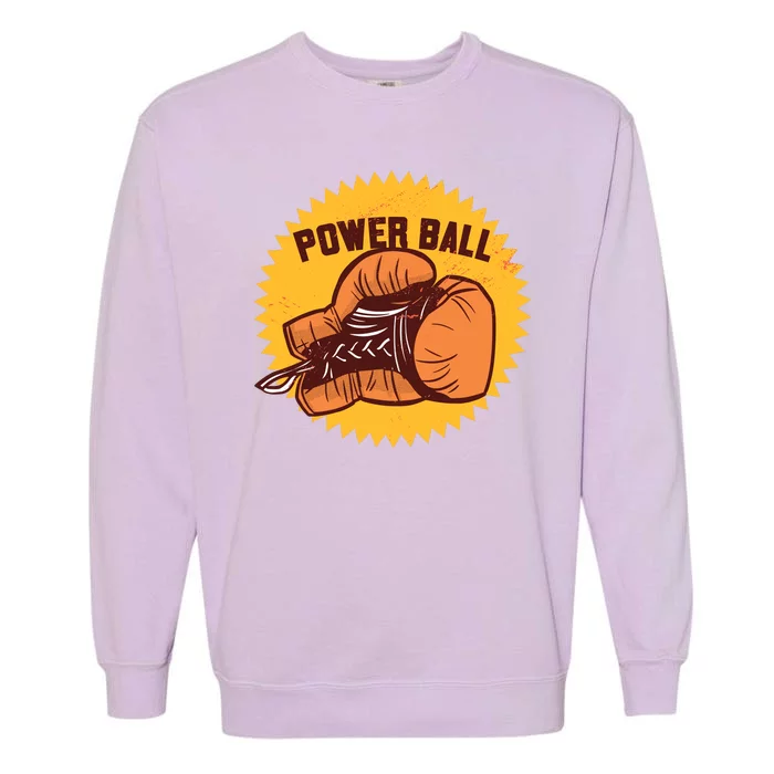 Power Ball Boxing Glove Garment-Dyed Sweatshirt