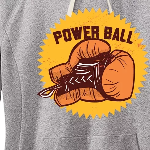 Power Ball Boxing Glove Women's Fleece Hoodie