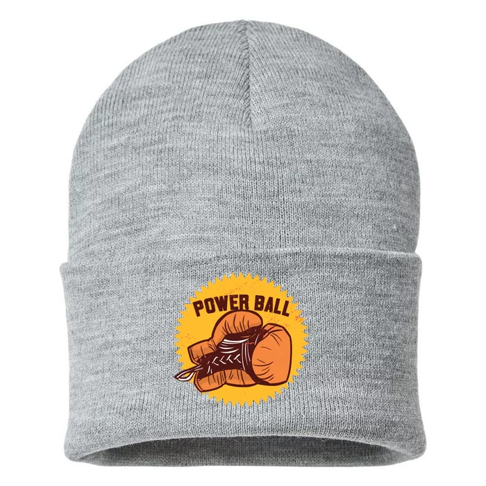 Power Ball Boxing Glove Sustainable Knit Beanie