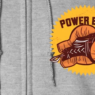 Power Ball Boxing Glove Full Zip Hoodie