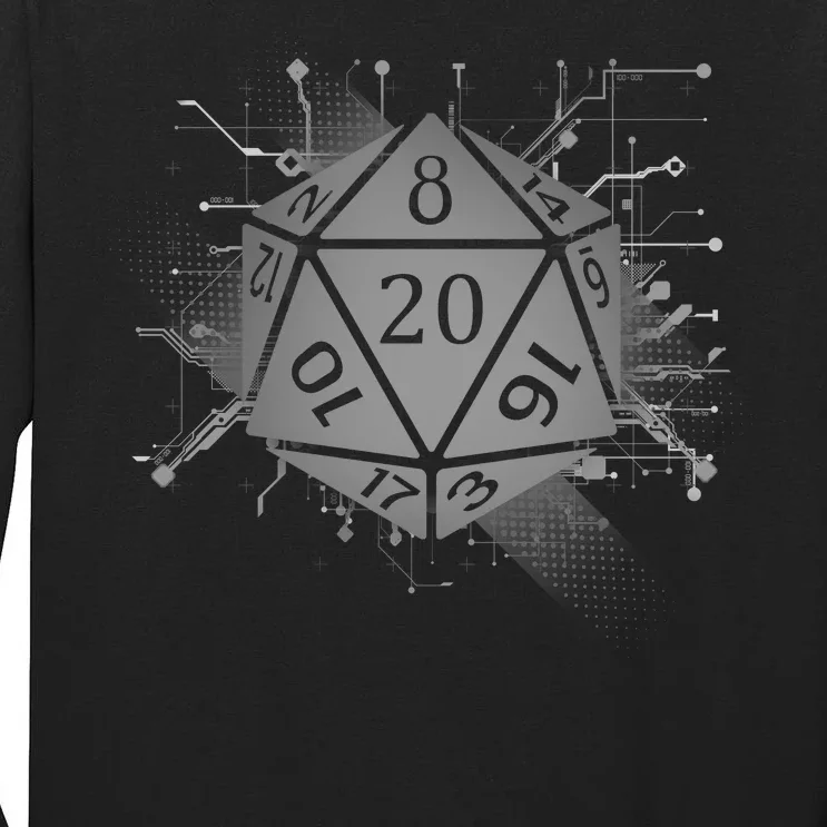 Power D20 Graphic Tall Long Sleeve T-Shirt