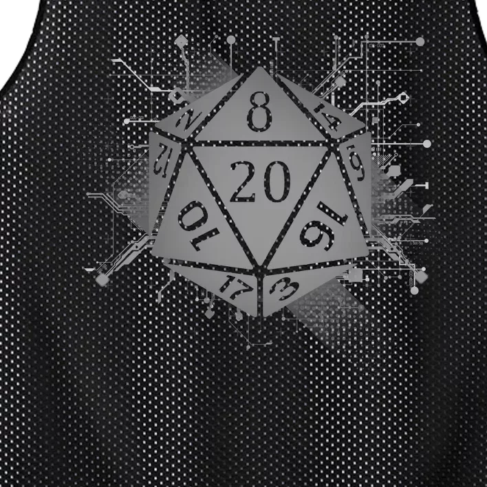 Power D20 Graphic Mesh Reversible Basketball Jersey Tank