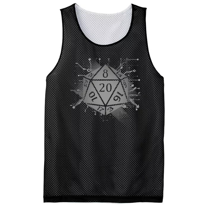 Power D20 Graphic Mesh Reversible Basketball Jersey Tank