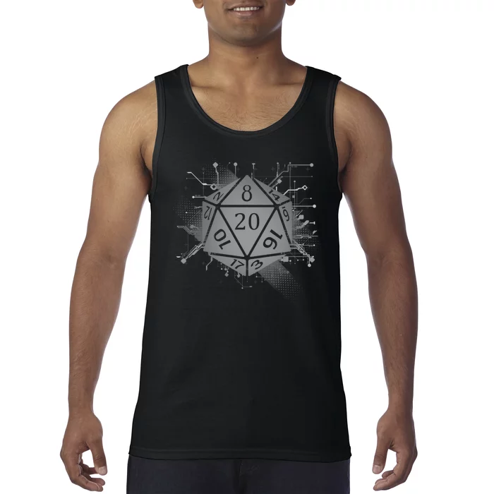 Power D20 Graphic Tank Top