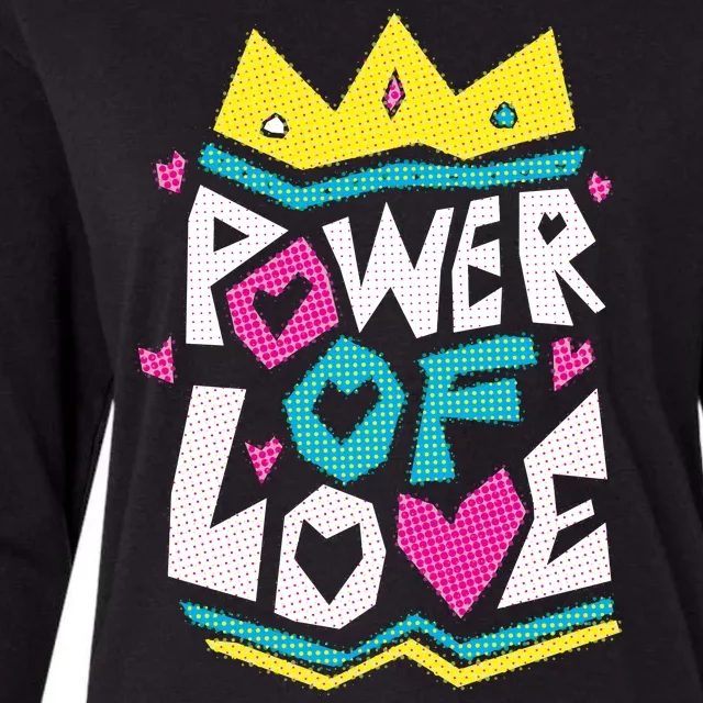 Power Of Love Womens Cotton Relaxed Long Sleeve T-Shirt