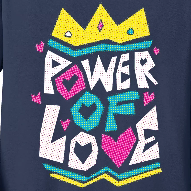 Power Of Love Kids Long Sleeve Shirt