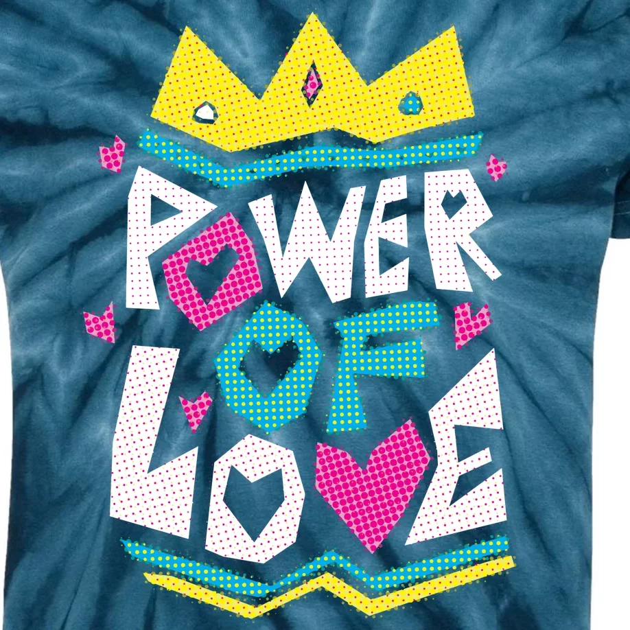 Power Of Love Kids Tie-Dye T-Shirt