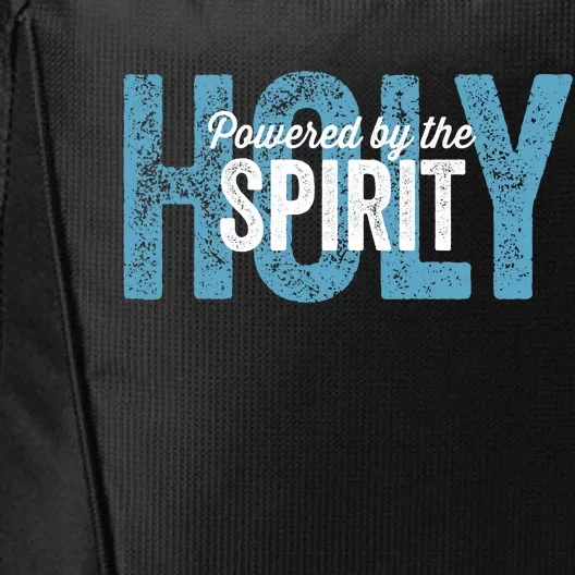 Powered By The Holy Spirit City Backpack