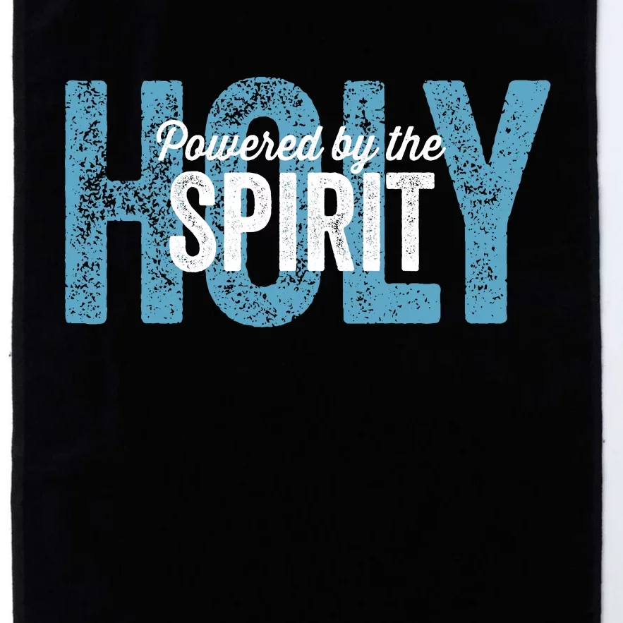 Powered By The Holy Spirit Platinum Collection Golf Towel