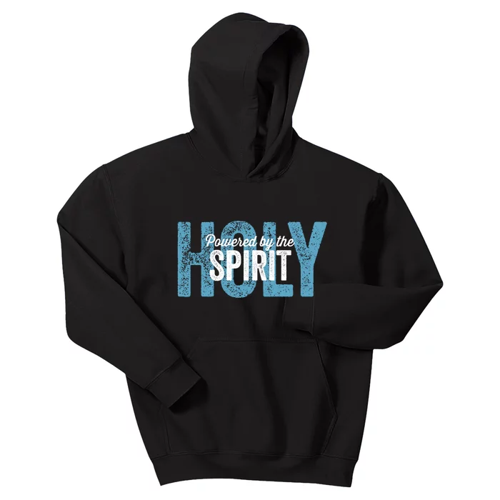 Powered By The Holy Spirit Kids Hoodie