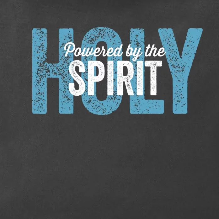 Powered By The Holy Spirit Zip Tote Bag