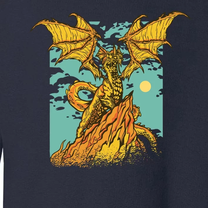 Powerful Dragon Creature Toddler Sweatshirt