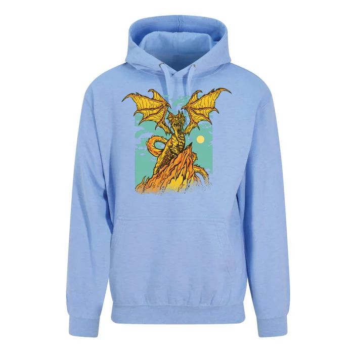 Powerful Dragon Creature Unisex Surf Hoodie