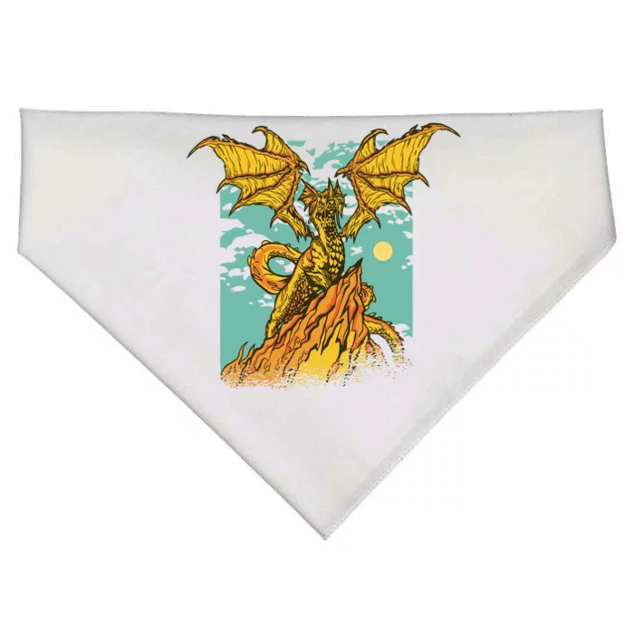 Powerful Dragon Creature USA-Made Doggie Bandana