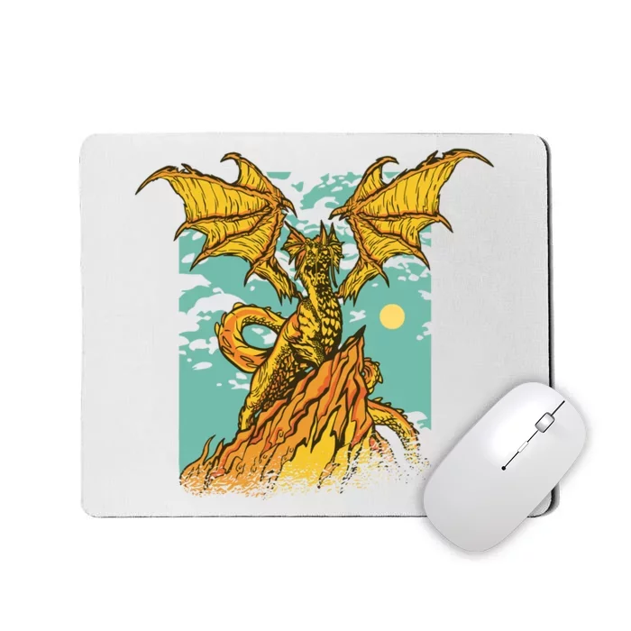 Powerful Dragon Creature Mousepad