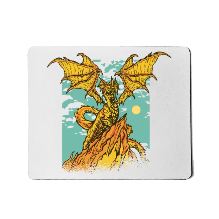 Powerful Dragon Creature Mousepad