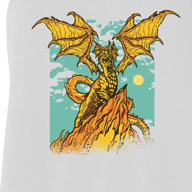 Powerful Dragon Creature Women's Racerback Tank