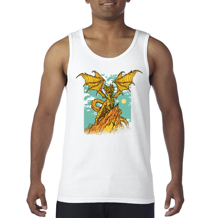 Powerful Dragon Creature Tank Top