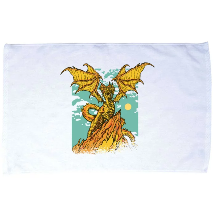 Powerful Dragon Creature Microfiber Hand Towel