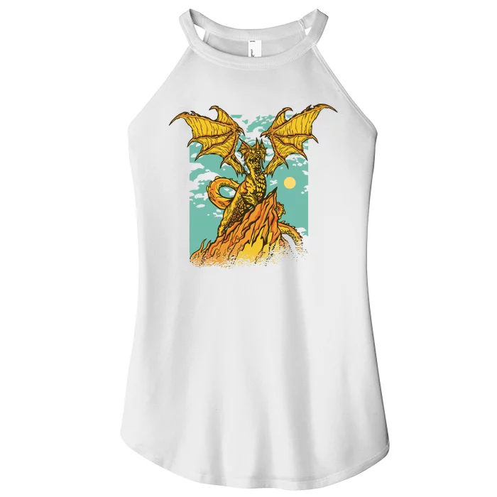 Powerful Dragon Creature Women’s Perfect Tri Rocker Tank