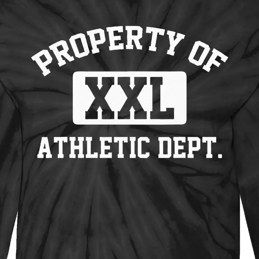 Property Of XXL Athletic Dept Apparel Tie-Dye Long Sleeve Shirt