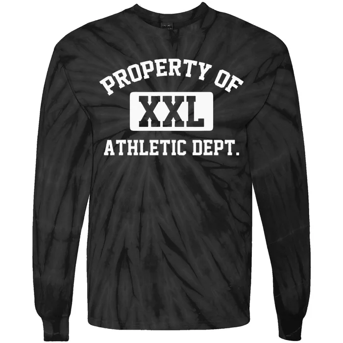 Property Of XXL Athletic Dept Apparel Tie-Dye Long Sleeve Shirt