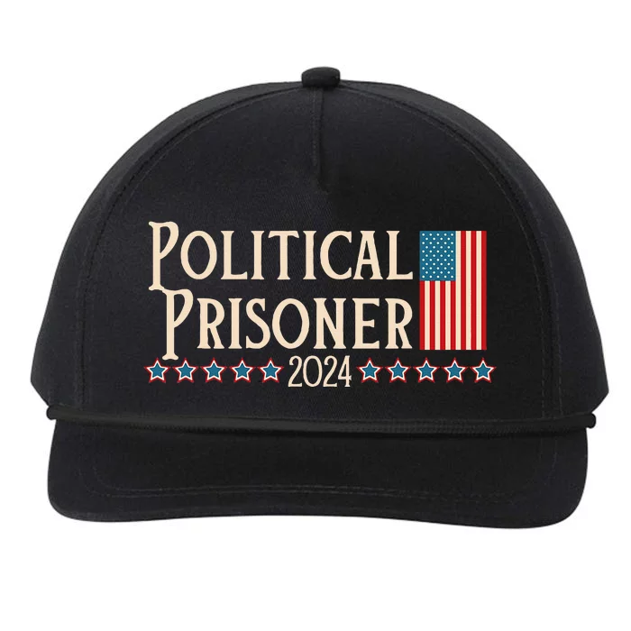 Political Prisoner 2024 Vote Trump November 5 American Flag Snapback Five-Panel Rope Hat