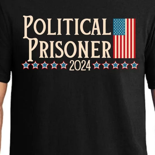 Political Prisoner 2024 Vote Trump November 5 American Flag Pajama Set