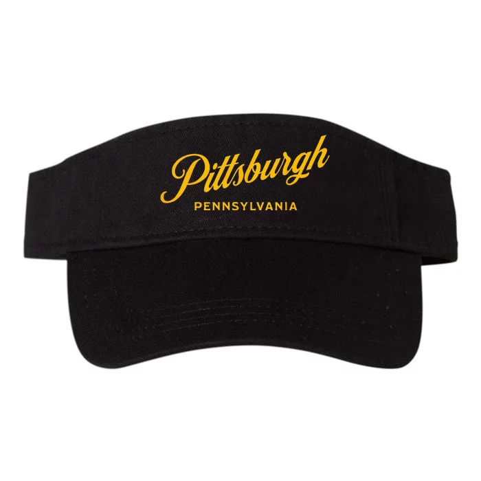 Pittsburgh Pennsylvania 412 Home Steel City Vintage Valucap Bio-Washed Visor