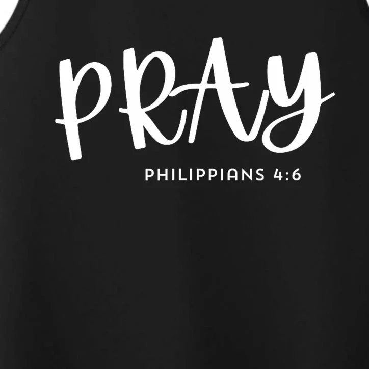 Pray [Philippians 46] Performance Tank