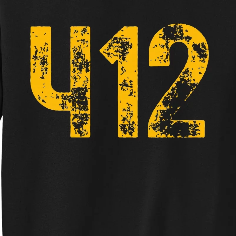 Pittsburgh Pennsylvania 412 Steel City Home Pride Tall Sweatshirt