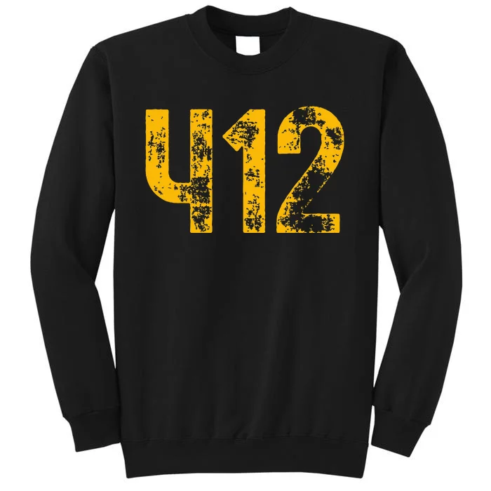 Pittsburgh Pennsylvania 412 Steel City Home Pride Tall Sweatshirt