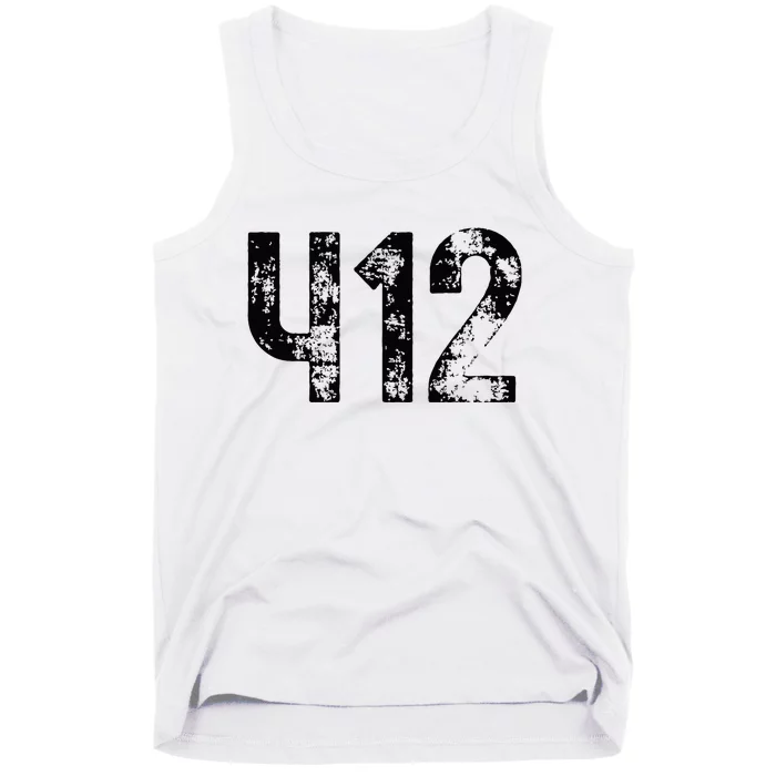 Pittsburgh Pennsylvania 412 Steel City Home Pride Tank Top