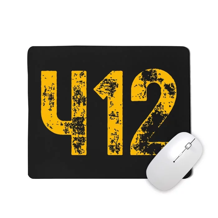 Pittsburgh Pennsylvania 412 Steel City Home Pride Mousepad