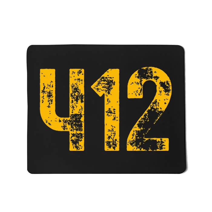 Pittsburgh Pennsylvania 412 Steel City Home Pride Mousepad