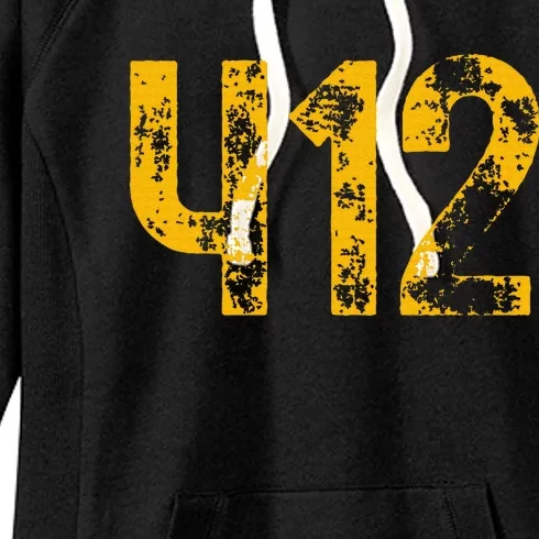 Pittsburgh Pennsylvania 412 Sl City Home Pride Women's Fleece Hoodie