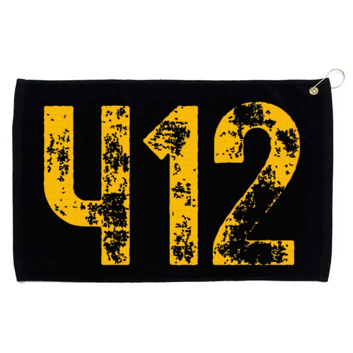 Pittsburgh Pennsylvania 412 Sl City Home Pride Grommeted Golf Towel