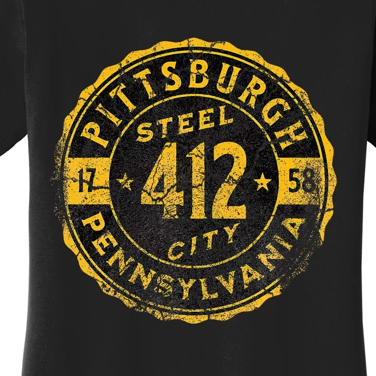 Pittsburgh Pennsylvania 412 Steel City Home Women's T-Shirt