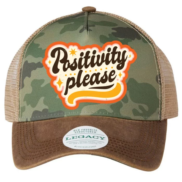 Positivity Please Legacy Tie Dye Trucker Hat