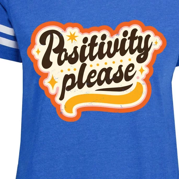 Positivity Please Enza Ladies Jersey Football T-Shirt