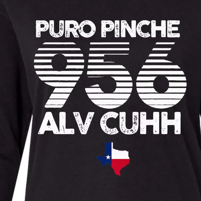 Puro Pinche 956 Alv Cuhh Texas Womens Cotton Relaxed Long Sleeve T-Shirt