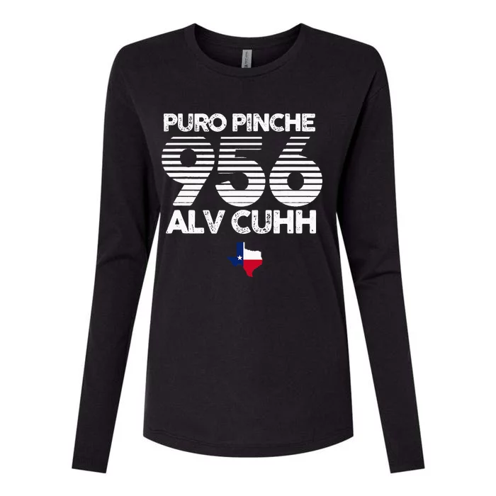 Puro Pinche 956 Alv Cuhh Texas Womens Cotton Relaxed Long Sleeve T-Shirt