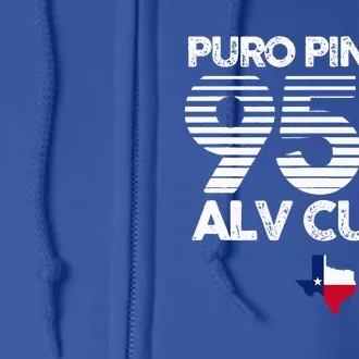 Puro Pinche 956 Alv Cuhh Texas Full Zip Hoodie