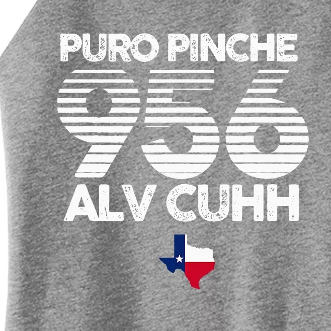 Puro Pinche 956 Alv Cuhh Texas Women’s Perfect Tri Rocker Tank